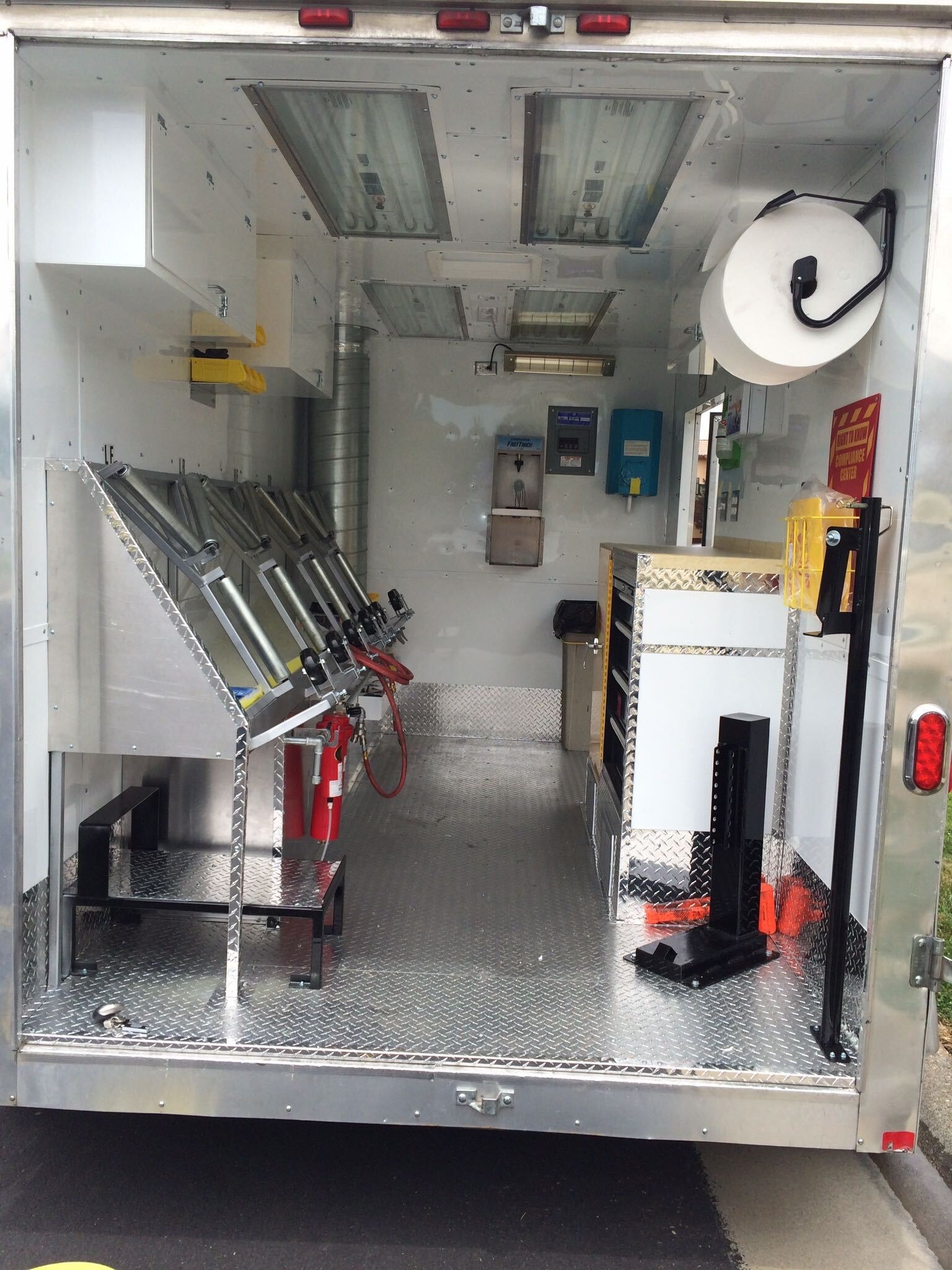 Kelly Wheel Repair mobile truck workspace